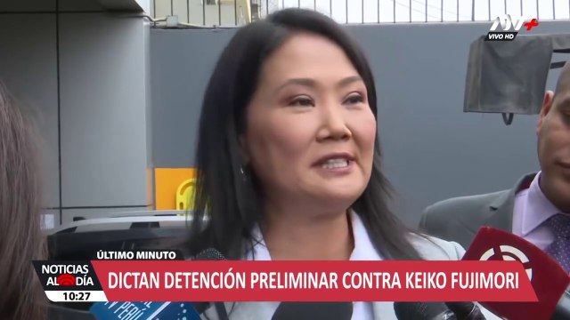 Perú: Detienen a Keiko Fujimori por presunto delito de lavado de activos