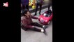 Người phụ nữ Trung Quốc 'ăn vạ' vì bị xe đồ chơi đâm trúng