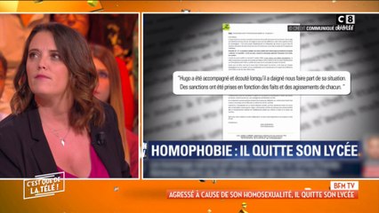 Agressé à cause de son homosexualité, il quitte son lycée !