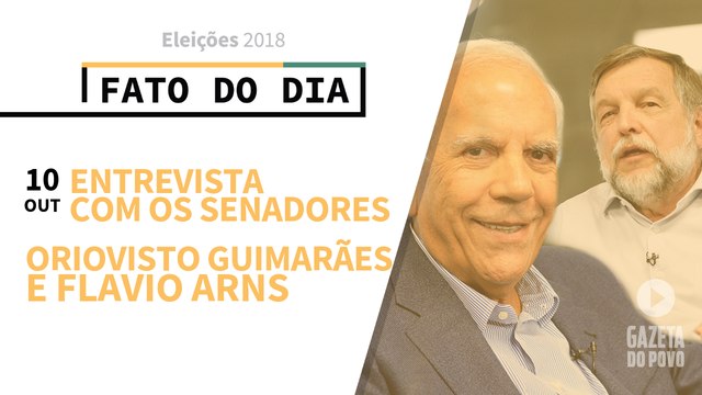 Entrevista com os senadores Flavio Arns e Oriovisto Guimarães