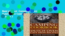 Best product  Camping Cookbook: Dutch Oven Cast Iron Recipes: Volume 3