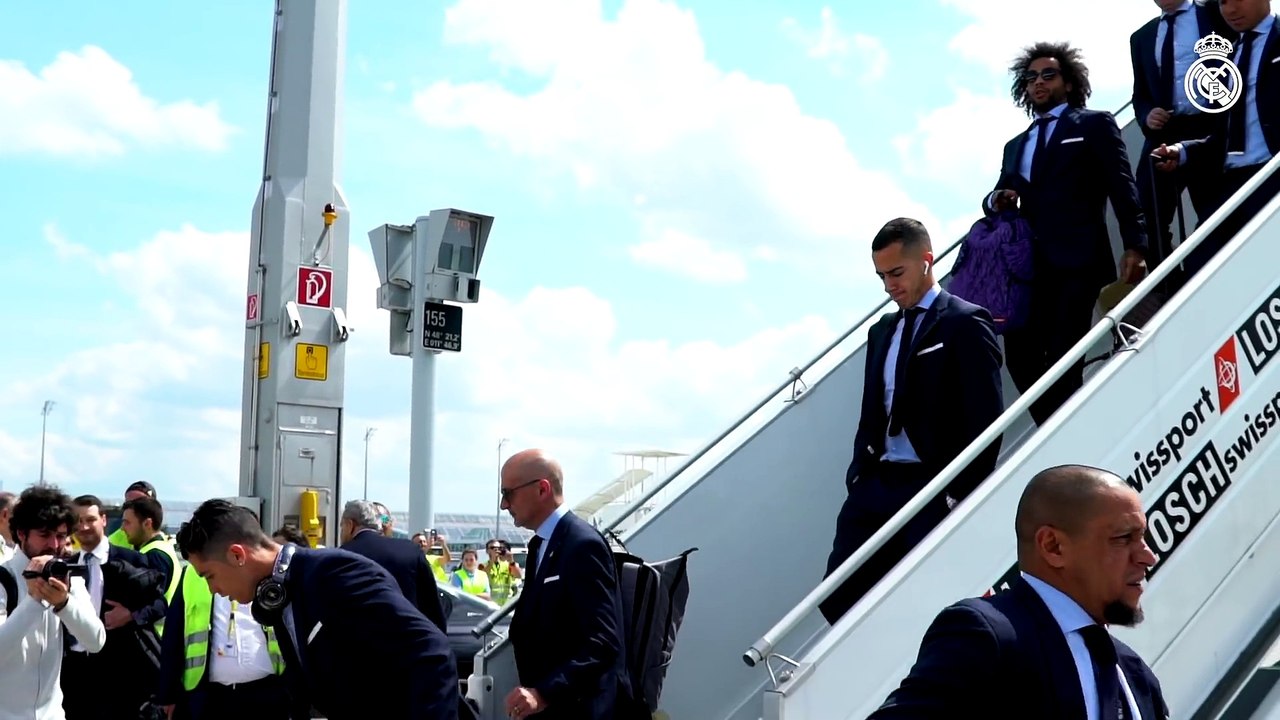 FC Bayern vs Real Madrid_ Arrival in Munich and training