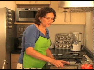 Ensalada de sandía con queso feta