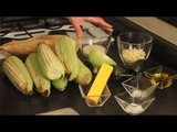 Tamalitos de elote con rajas - Corn Tamales
