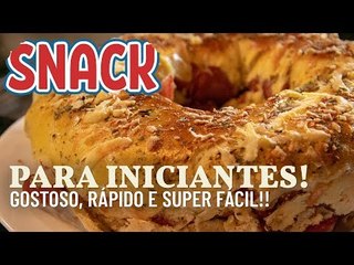Pão Recheado Facil para iniciantes