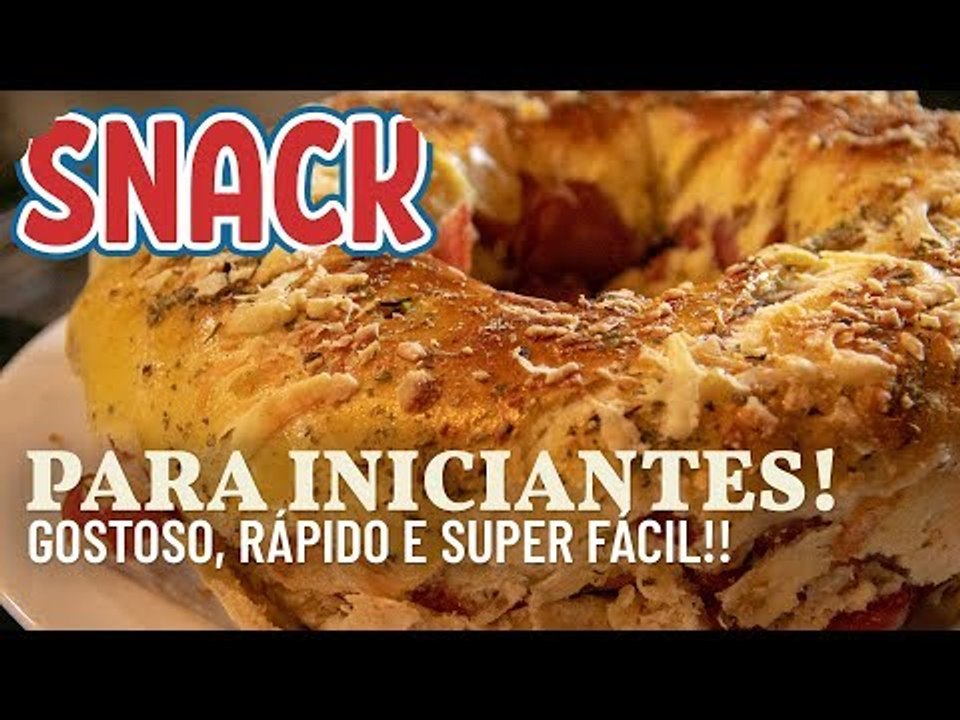 Pão Recheado Facil para iniciantes