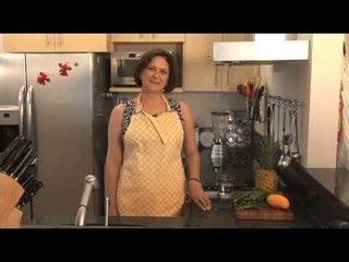 Batido de piña, mango y espinaca