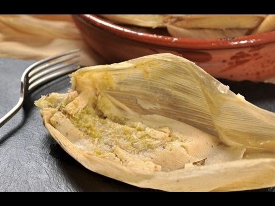 Tamales verdes de pavo