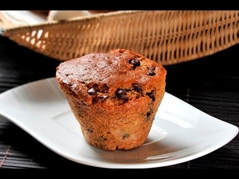 Bollitos de plátano con chocolate - Banana Chocolate Chip Muffins