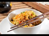 Arroz frito con verduras - Fried Rice with Vegetables