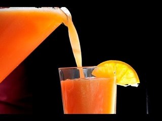 Agua de naranja con papaya