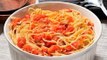 Espagueti con salsa de atún - Spaghetti with Tuna Sauce