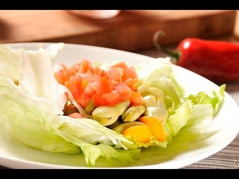 Ensalada de Habas y verduras en escabeche