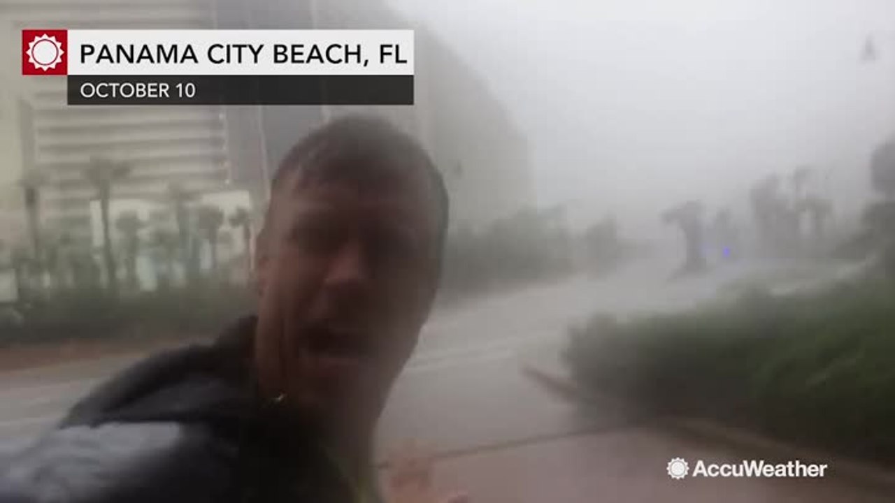 Winds are so vicious, it's hard to hear storm c...
