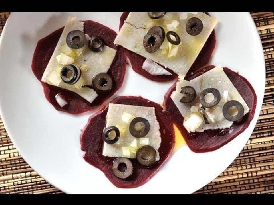Carpaccio de betabel