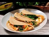 Tacos de huevo con salsa - Egg Tacos