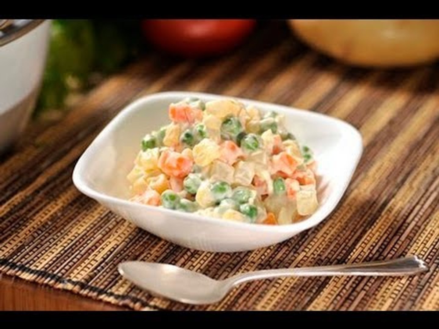 Ensalada rusa de verduras - Russian Vegetable Salad - Vídeo