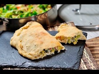 Calzone vegetariano - Vegetarian Calzone