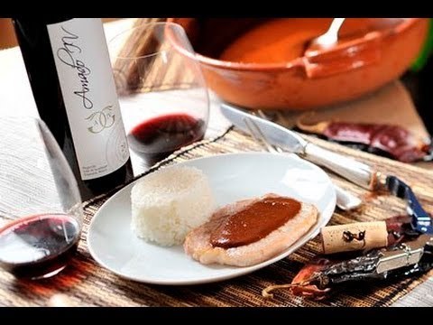 Chuletas de puerco con mole de café y cacao - Viñas de Garza - Recetas de cocina mexicana