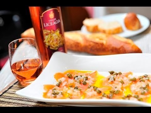 Carpaccio de salmón - Viña Liceaga - Recetas de cocina - Recetas de botanas