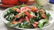 Ensalada de espinacas con aderezo de frambuesa - Recetas de ensaladas - Spinach salad