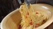 Espagueti al romero - Spaghetti with rosemary - Recetas de pasta