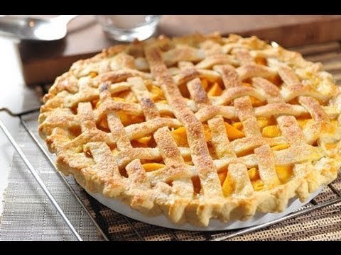 Pay de durazno - Peach pie - Recetas de postres