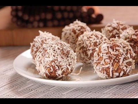 Bolitas de chocolate - Chocolate balls - recetas de postres fáciles