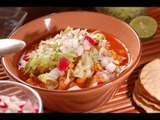 Pozole rojo - Red Pozole - Recetas de comida mexicana