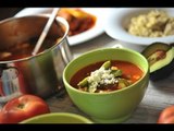 Caldillo poblano - Poblano soup - Recetas de sopas