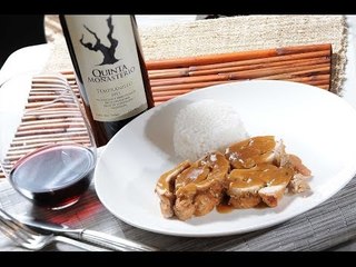 Pechugas de pavo rellenas de compota de higo