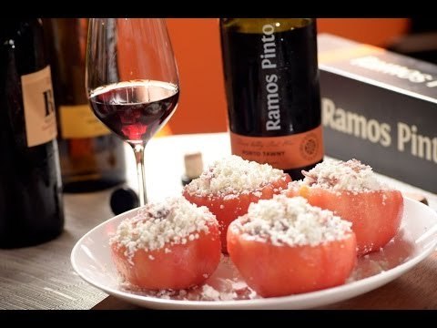 Jitomates rellenos de queso fresco y jamón serrano - Stuffed tomatoes - Recetas de ensaladas