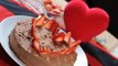 Pastel de chocolate - Recetas de pastel para San Valentín - Valentine´s Chocolate cake recipe