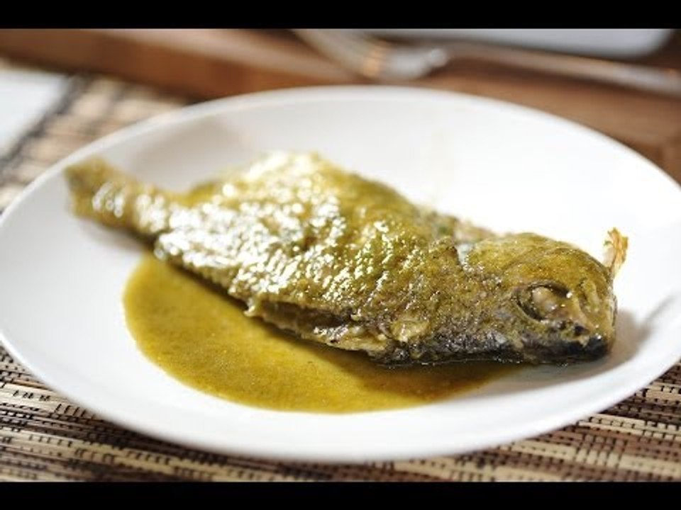Mojarra en salsa verde - Recetas de cuaresma - Como cocinar