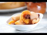 Postre de compota de frutas - Fruit compote- Recetas de postres fáciles