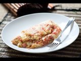 Omelette de claras con verduras - Mexican Omelette - Recetas de desayuno