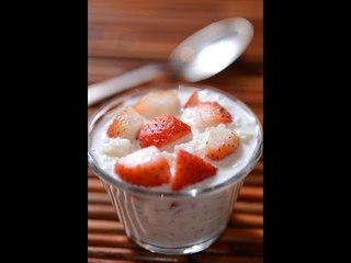 Arroz con leche fácil y cremoso con fresas - Como cocinar