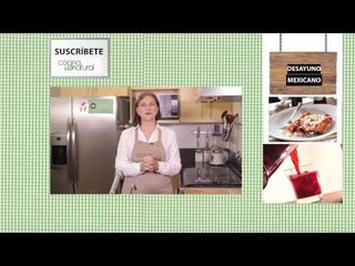 Menú desayuno Mexicano ligero