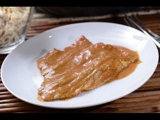 Filete de cerdo en cacahuate - Como cocinar