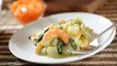 Camarones con espinacas y papas - Recetas de cuaresma - Shrimp with chard - Como cocinar
