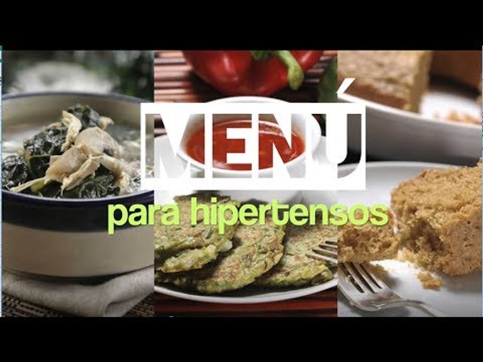 Menú para hipertensos