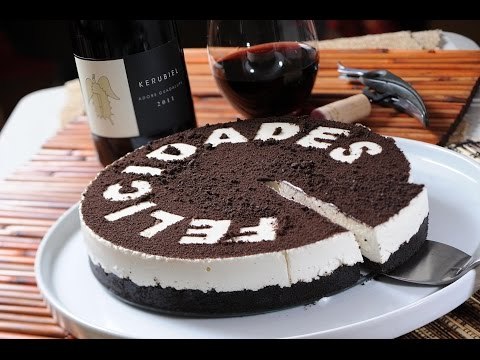 Cheesecake de Oreo sin horno - Pay de Oreo - Unbaked Oreo Cheesecake -Recetas de postres fáciles