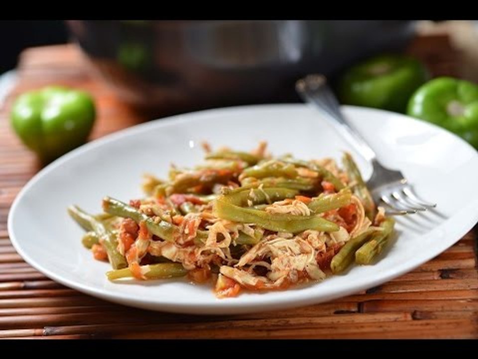 Ejotes con pollo