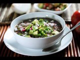 Pozole vegetariano de frijol con nopales - Receta sin carne