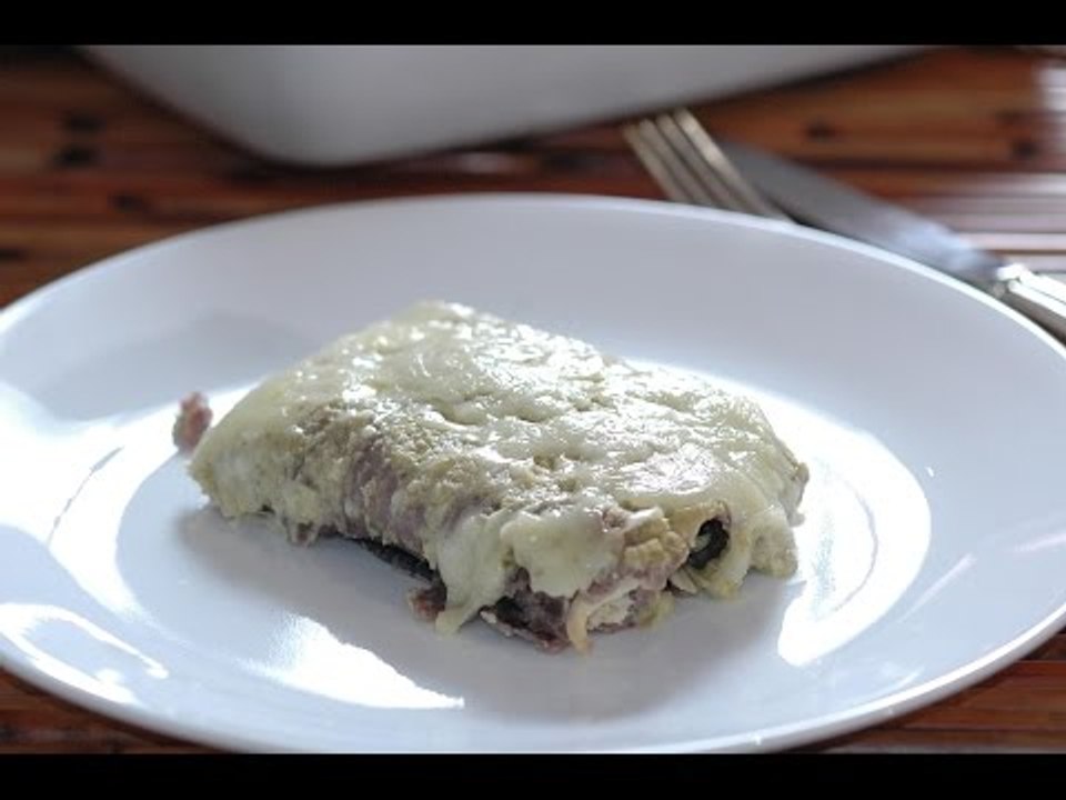 Enchiladas verdes suizas al horno Receta de Cocina al Natural Vídeo