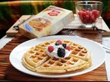 Waffles de frutos rojos del bosque - Receta fácil de preparar