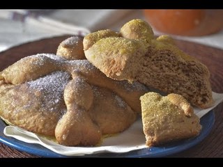 Pan de muerto de chocolate - Receta casera de Cocina al Natural