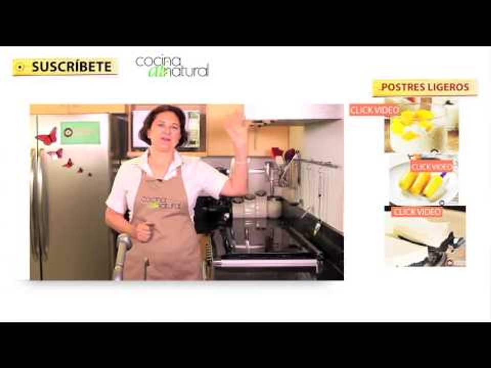 Recetas de postres ligeros, fáciles, rápidos y sin horno