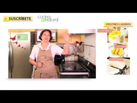 Recetas de postres ligeros, fáciles, rápidos y sin horno