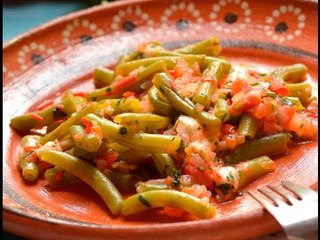 Ejotes a la mexicana- mexican style string beans